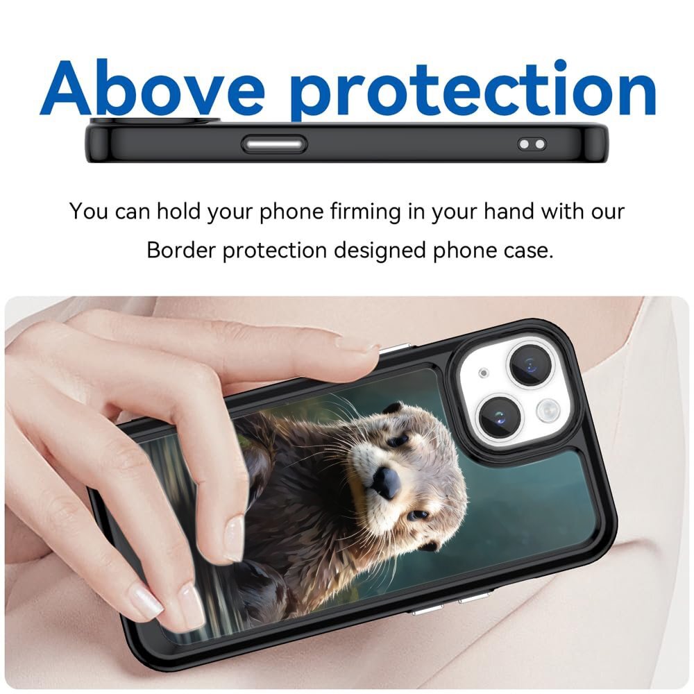 Hard TPU Cover For Samsung Galaxy Z Fold Flip 3 4 5 6 animated otter