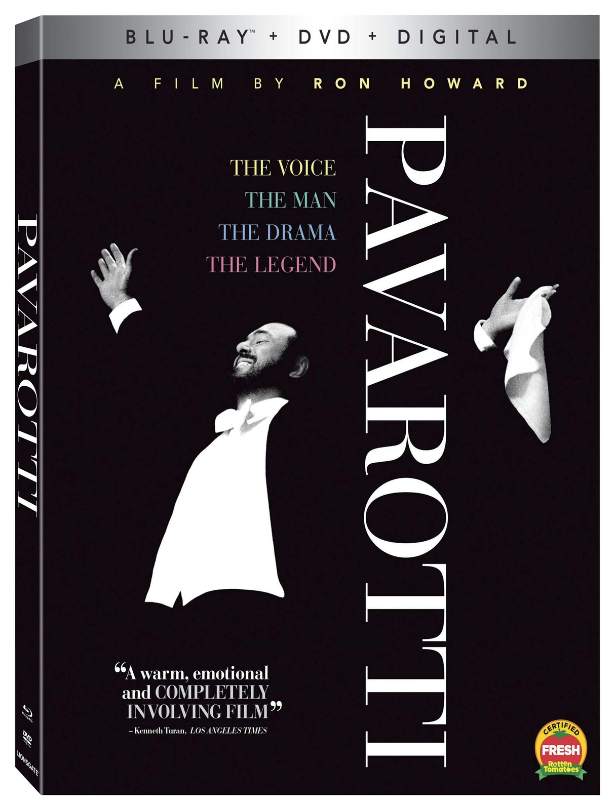 Pavarotti (Blu-ray) Luciano Pavarotti Spike Lee Bono Placido Domingo