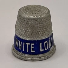 Vintage WHITE LOAF FLOUR Advertising Thimble