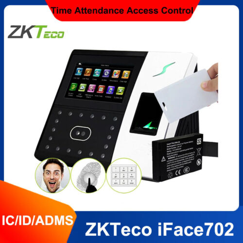 ZKTeco iface702 Facial + Finger Biometric Fingerprint Time Clock Access Control - Picture 1 of 16