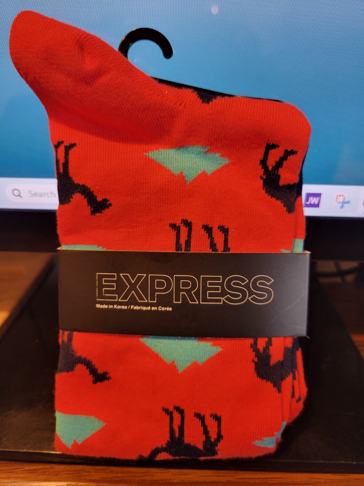Express Men's Red Crew Dress Socks Sizes 812 RN 55285 CA 56842 NEW eBay