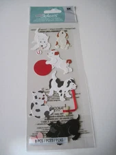 Scrapbooking Crafts Stickers Jolee's Bringing Home Puppy Puppies Toys Dogs Howl
