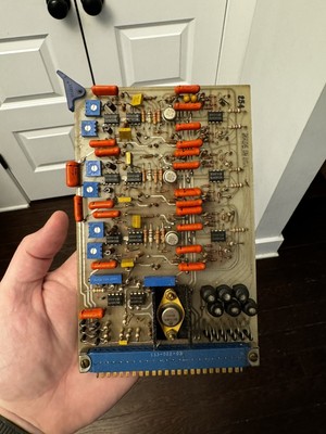 Vintage System Module PCB Hand Drawn Traces