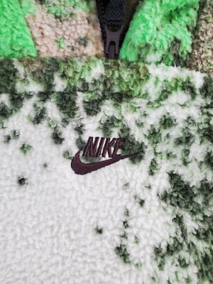 New Nike Sportswear Essentials+ Sherpa Half-Zip Hoodie DD5009-362