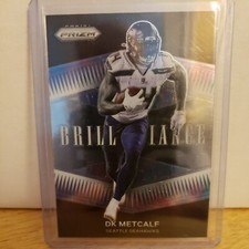 2021 Panini Prizm Football DK Metcalf Brilliance Insert #B-16 Seattle Seahawks