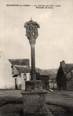 CPA 56 - ROCHEFORT EN TERRE (Morbihan) - Kalvarienberg des 16. Jh. Kreuzabstieg