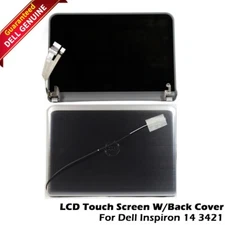 Dell OEM Inspiron 3421 5421 14" Complete Touchscreen Assy W/Hinges CVND5 D7V78