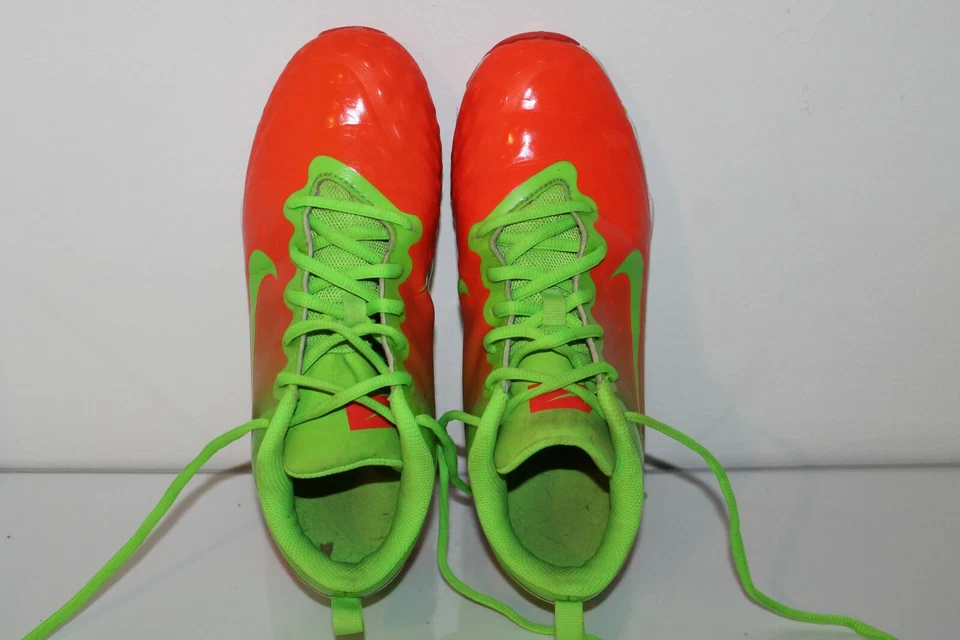 Botines de softbol Nike Hyperdiamond 2 Keystone, #856435-336, melocotón/lima, juveniles 6 años Foto 3 de 4