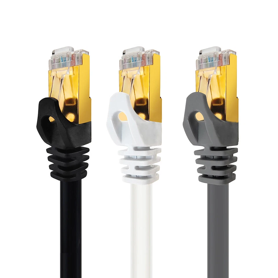 CAT 7 CAT.7 Patchkabel Netzwerkkabel LAN DSL Ethernet 0,25m - 50m RJ45 - Bild 2 von 3