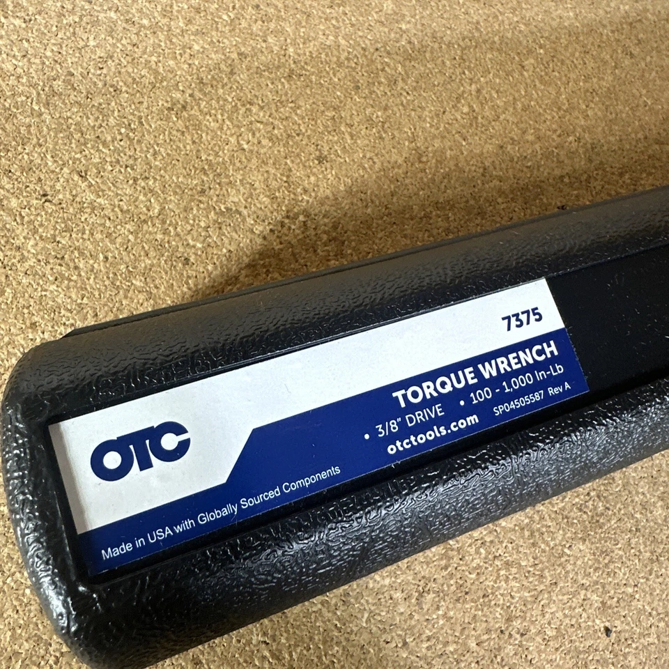 OTC 7375 Torque Wrench 3/8” Inch Drive 100-1000 In-lb. - New - Image 4 of 4
