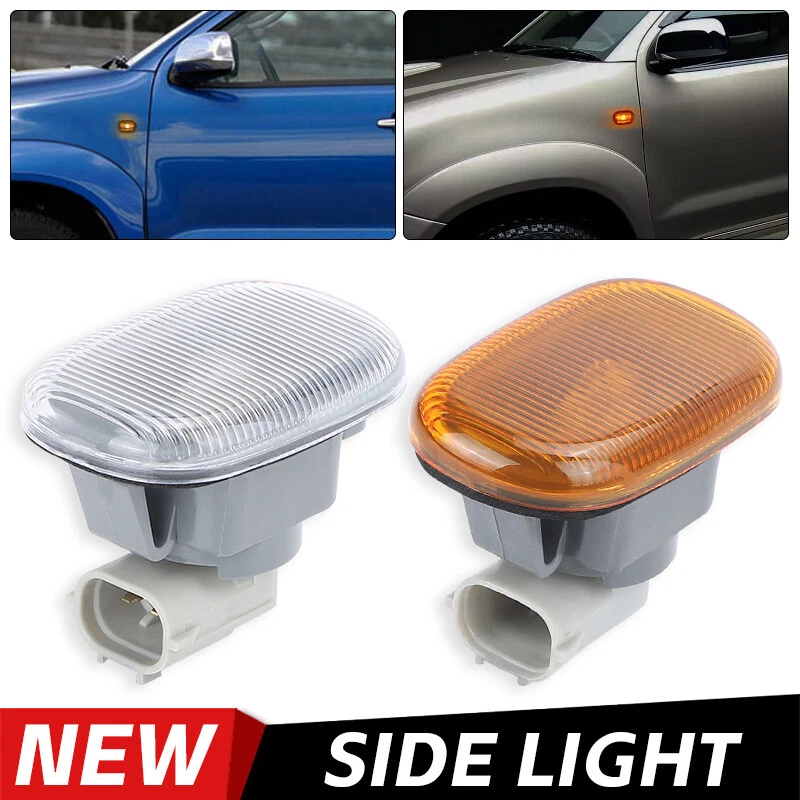 Front Fender Side Marker Light Turn Signal for Toyota Celica Corolla MR2 Hilux - Image 2 of 4