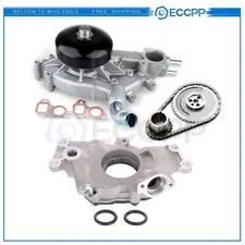 Timing Chain Kit Water Oil Pump Fits 03-06 Chevrolet 4.8L 5.3L 6.0L OHV Cu. 325