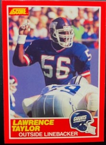 1989 Score - #192 Lawrence Taylor HOF NY Giants