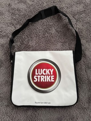 Lucky Strike Umhänge Tasche Retro  gut erhalten 