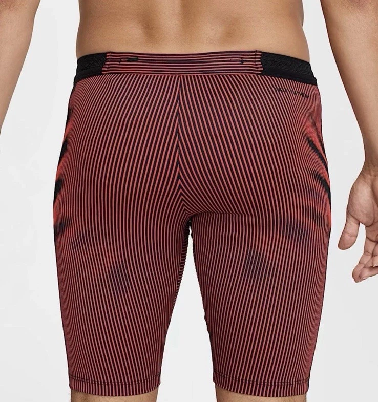Size Small Nike Aeroswift Half Tights Elite Running Shorts Men's FN3369-015 Red - Image 3 of 4