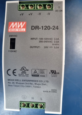 MEANWELL DR-120-24 24 VDC NETZTEIL (IN27S3)
