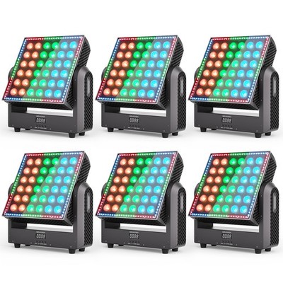 360W LED Strobe Moving Head Wall Wash Light Stage Effect Beam Lights RGBW DMX