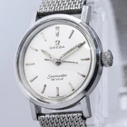 *Vintage 1960s* OMEGA Seamaster De Ville Cal.630 Hand Winding Silver 22mm Women