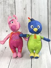 Backyardigans Nylon Plush Toy Lot Nickelodeon Nick Jr Pablo Uniqua