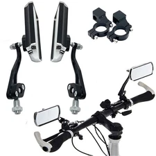 2Pcs 360°Rotate Bike Bicycle Cycling Rear View Mirror Handlebar Safety Rearview