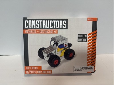 Constructors Motorized Construction Kit Dune Buggy 105 Pieces New