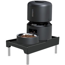 Raised Dog Feeder Stand Elevated Holder for Automatic Cat  Dog Feeders Pet W...