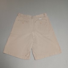 Vineyard Vines Boys Khaki Chino Shorts Size 16 Tan Cotton Twill Flat Front Prep