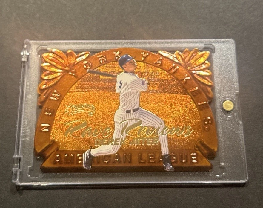 1998 SKYBOX CIRCA THUNDER DEREK JETER RAVE REVIEWS DIE-CUT SSP! - Image 2 of 4