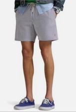 NWOT Polo Ralph Lauren Men's Traveler Seersucker Swim Trunks, Purple, M