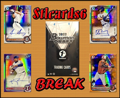 #ad #ad 🔥Pick Your Team🔥 #80 1x 2022 BOWMAN DRAFT 1ST EDITION BOX 🔥BREAK🔥 $9.99