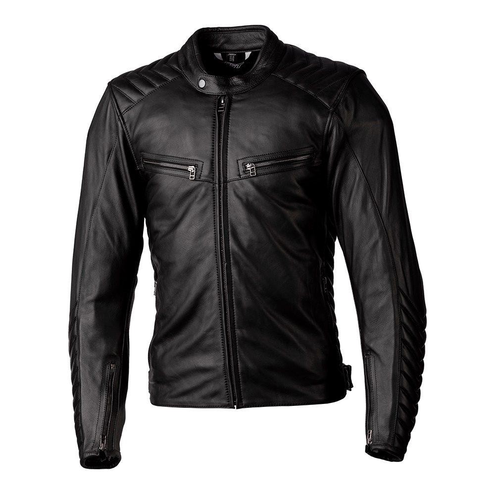 RST Roadster 3 Motorcycle Leather Jacket CLEARANCE CE Black Size 48 2XL
