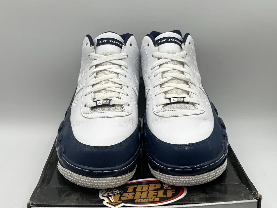 Nike Air Jordan Fusion 9 LS Midnight Navy 2009 Talla 12 Auténtico Entrenador Usado  Foto 4 de 4