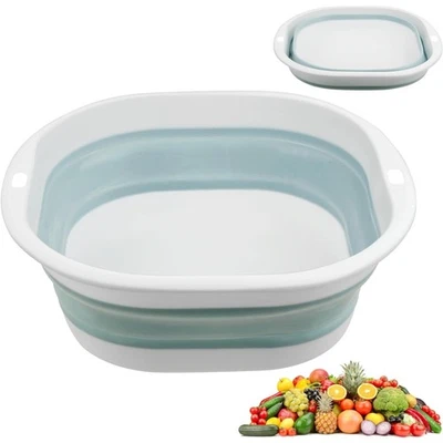 Faltbares Waschbecken Kunststoff 3,5L Camping Reise modern minimalistisch - Bild 1 von 4