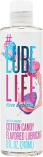 LubeLife Water-Based Cotton Candy Flavored Lube 8 Fl Oz Toy Condom Compatible
