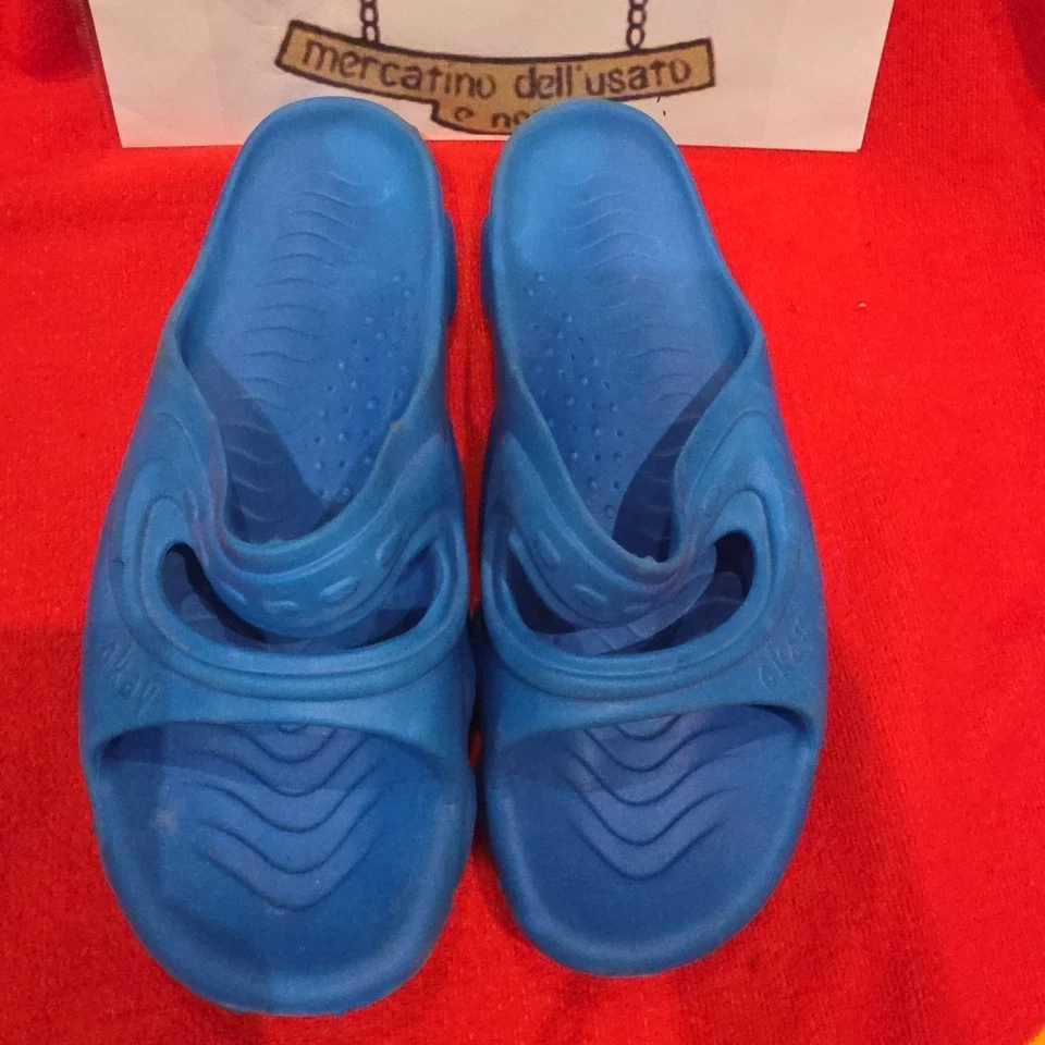 ER-STOCK-178 # CIABATTA PISCINA ROMA TG:44/45 BLU S/SCATOLA Foto 2 de 4