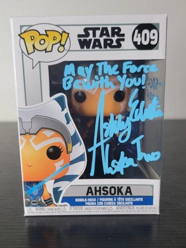 🔥Funko Pop! Star Wars: Ahsoka #409 Signed By Ashley Eckstein No Coa🔥