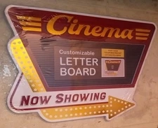 Cinema Customizable Letter Board Brand New