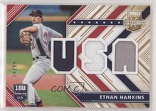 2018 Panini Elite Extra Edition USA Materials Gold 18/99 Ethan Hankins uk2