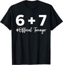 Funny 13th Birthday Official Teenager 13 Year Old Boys Kids T-Shirt
