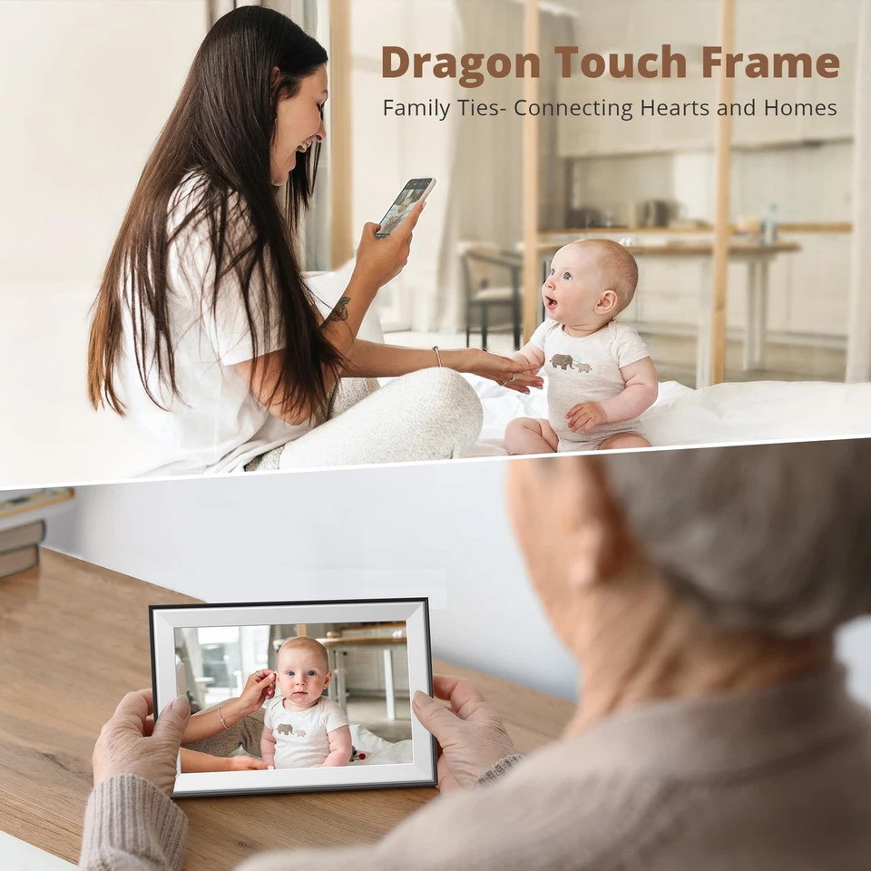10.1'' WIFI Digital Picture Frame - 1280*800 HD IPS Touch Screen Digital Phot... - Image 3 of 4