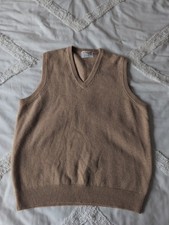 Vintage Braemar Sweater Vest XL 100 Pure Lambswool