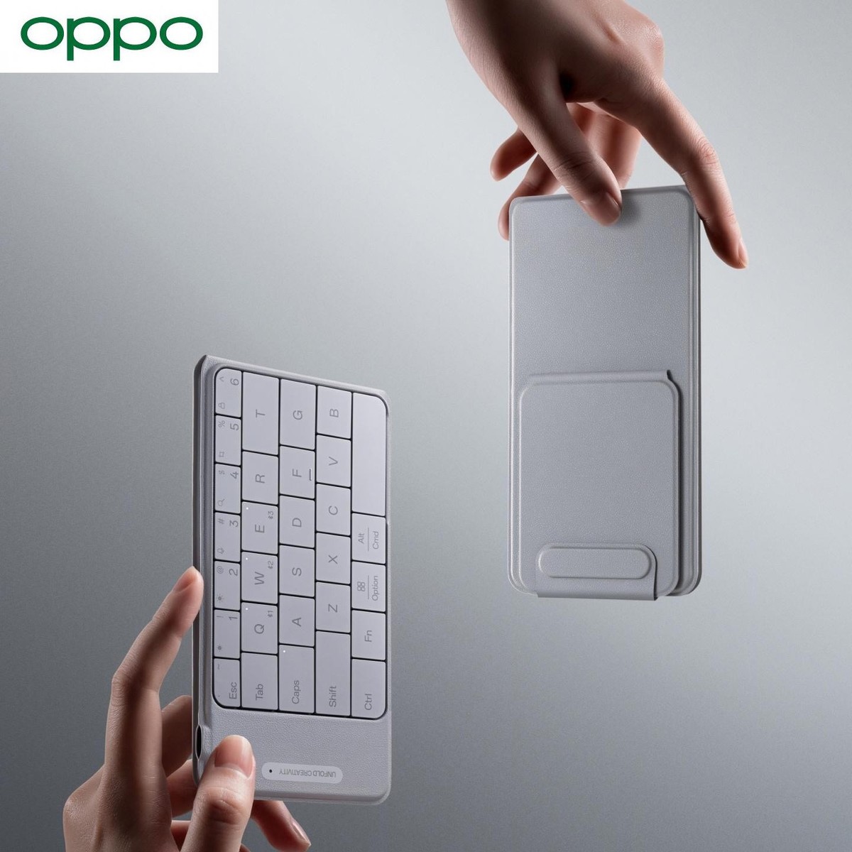 【日本未発売】OPPO Bluetoothキーボード 折りたたみ式 Original OPPO Bluetooth Foldable Keyboard with Shortcut Keys for
