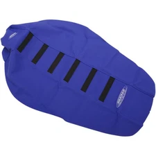 SDG Components 6-Ribbed Seat Cover - Blue/Black - YZ 250/450 95934KBB