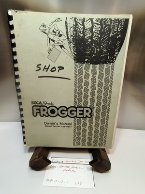 Sega Gremlin Frogger owner's manual #420-0647, 1981 fair condition