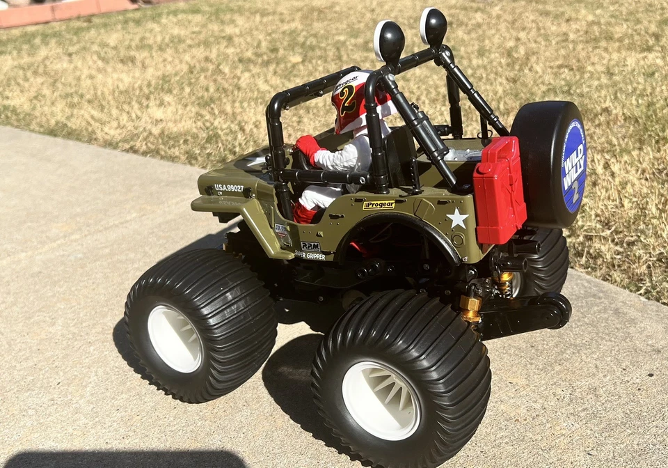 Custom Built Tamiya Wild Willy 2 RC - Image 4 of 4