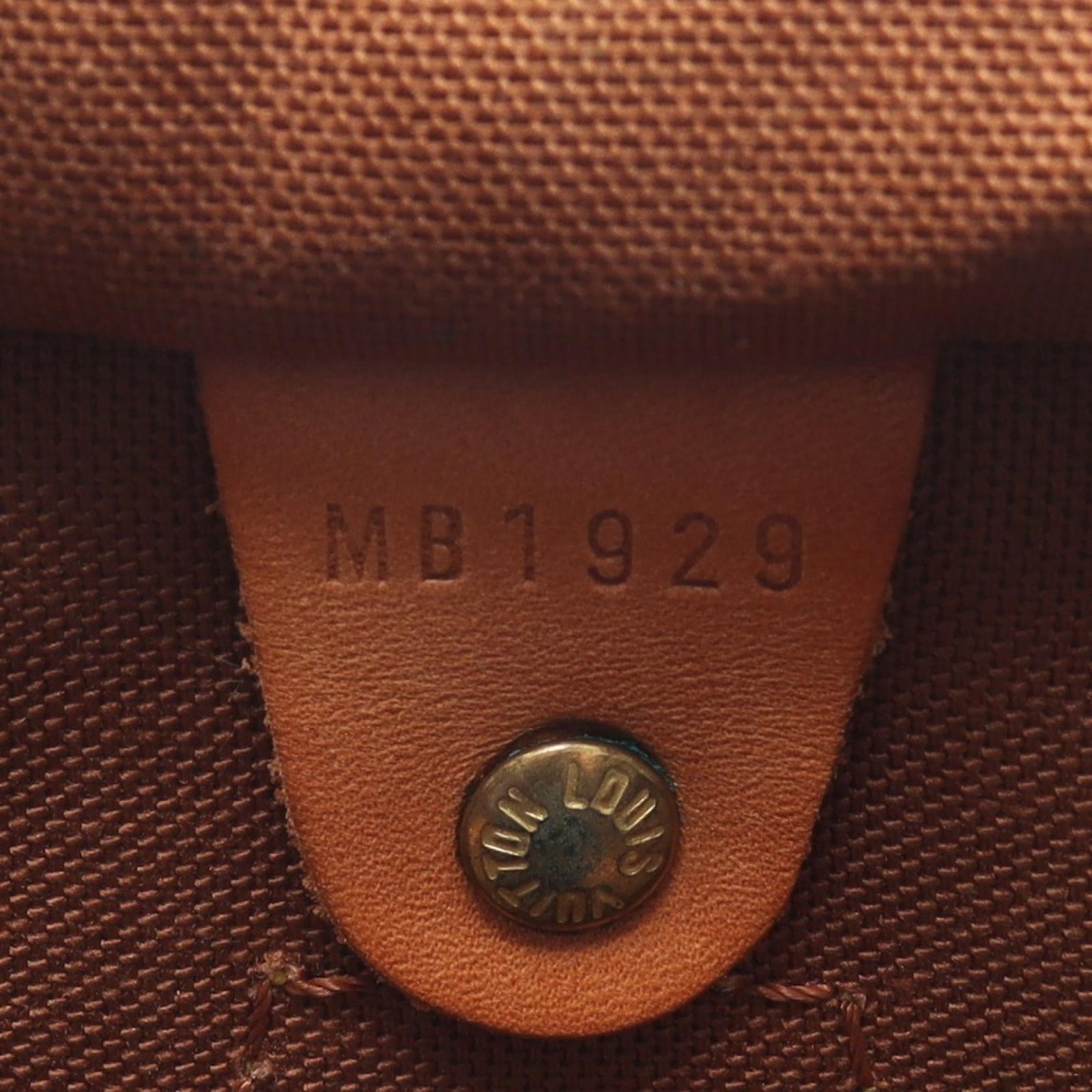 LOUIS VUITTON Speedy 35 Handbag M41524 Monogram canvas leather Brown Used Women thumbnail 5