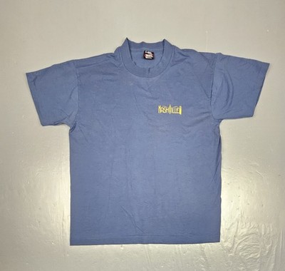 Vintage Nashville Tennessee T-Shirt Mens Large Blue Single Stitch Screen Stars
