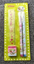 OVP Depesche Diddl Schreibset &ndash; Lineal, 2 Bleistifte & Radiergummi, ca.2010/2011