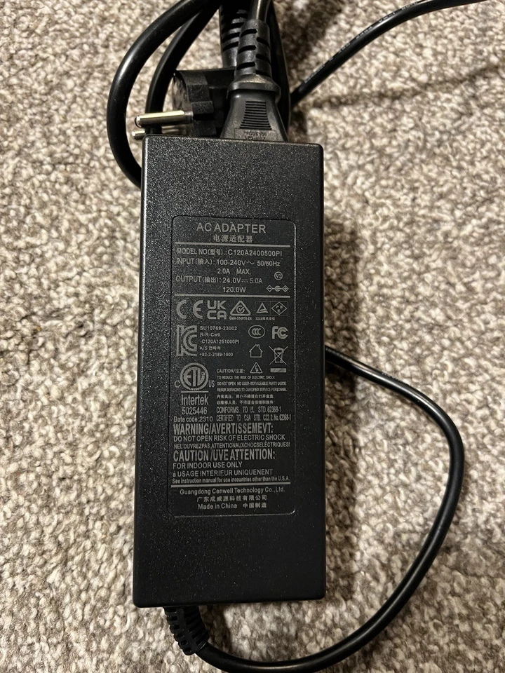 ABC PRODUCTS 24v AC Adapter Power Supply for Logitech G920 UK Plug Driving Force Racing Wheel