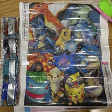 Pokemon Pikachu And Other Characters Diamond Painting Wall Art